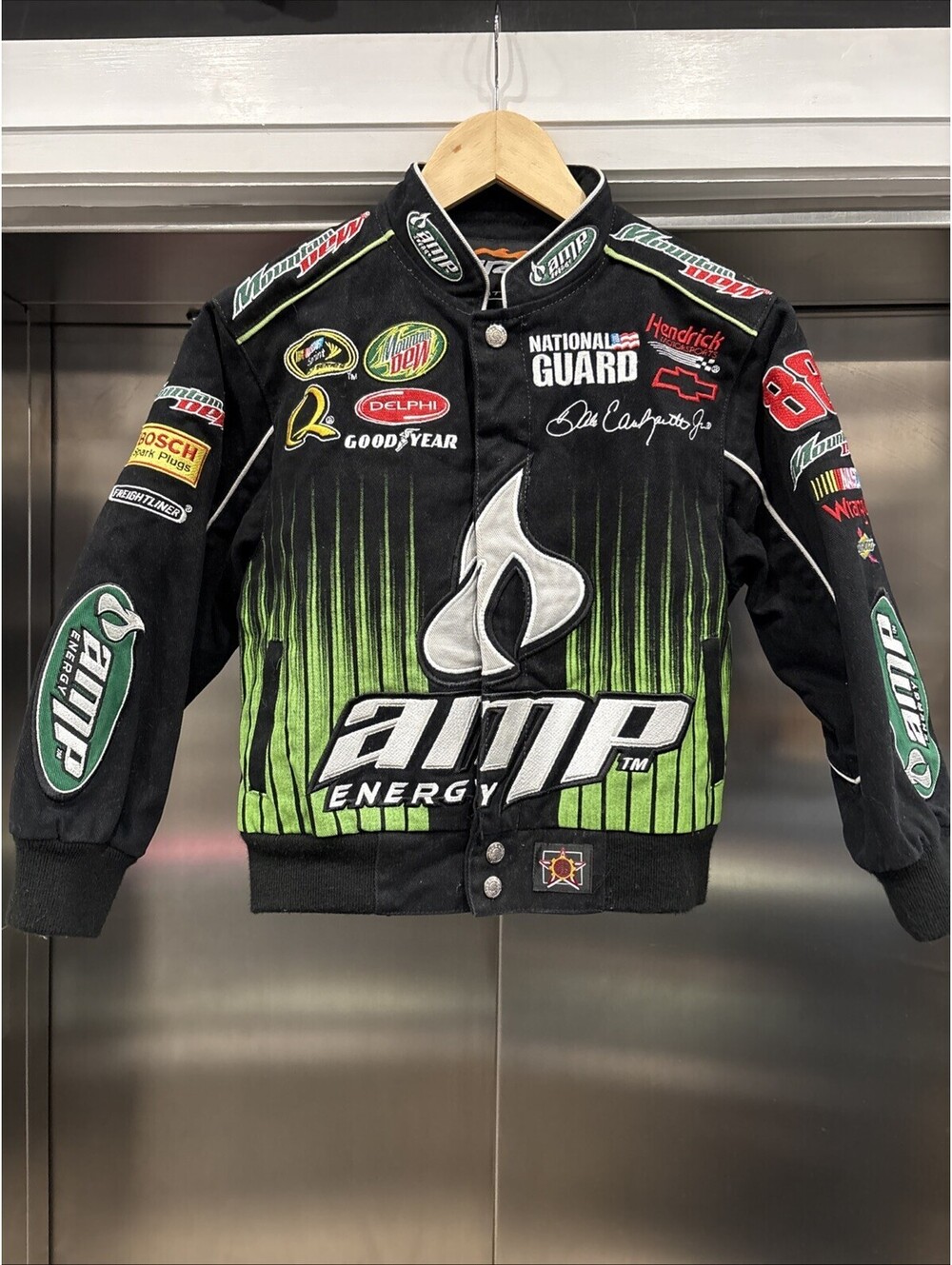 Vintage 00’s Kids Sz S Jeff Hamilton Amp Sponsored Jacket